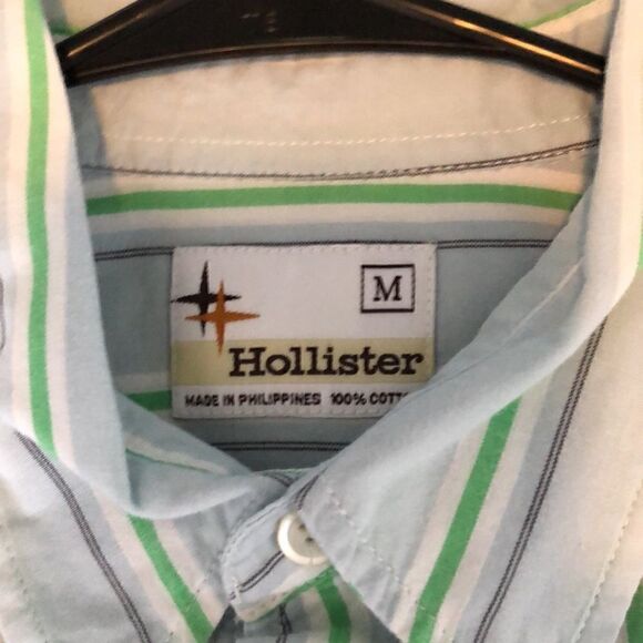 Hollister Medium Casual Button Down Long Sleeve - Picture 3 of 7